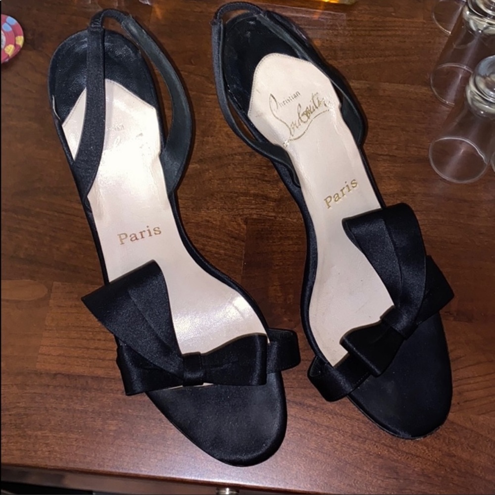 Louboutin heels. Size 40 3 inch heels.